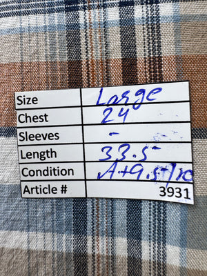 Mutual Weave® Large | Chest 24” | Shirt | Cotton - Spandex | 3931 - Genuine Maal