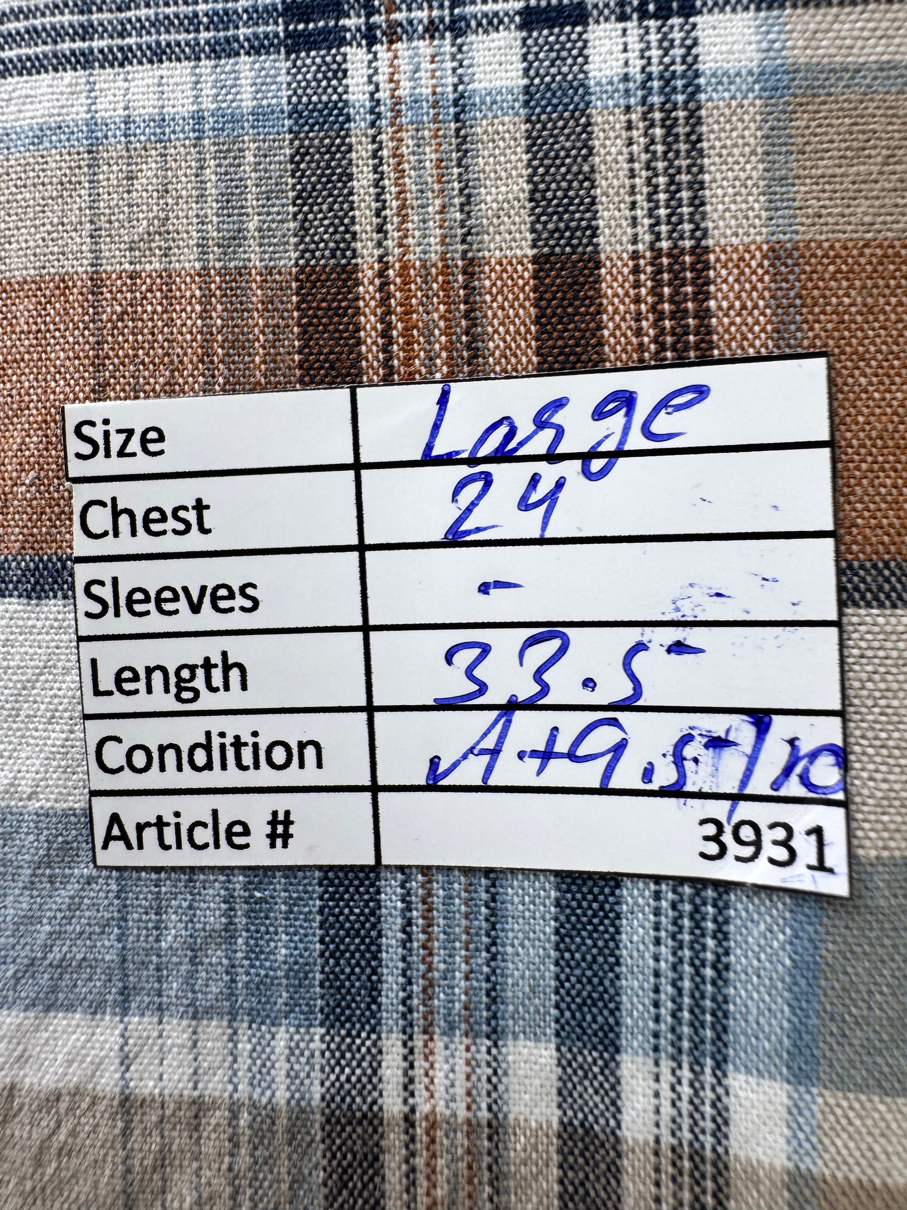 Mutual Weave® Large | Chest 24” | Shirt | Cotton - Spandex | 3931 - Genuine Maal