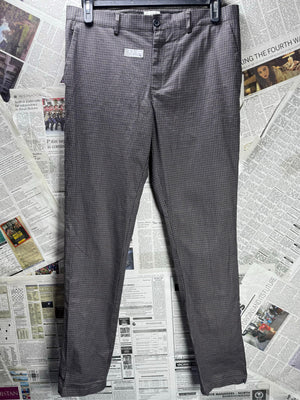 River Island® Waist: 34" | Check | Pants | Cotton-Elastane | M3 - 2544 - Genuine Maal