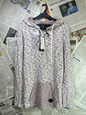 Project Paris® Small | Chest: 19" | Spaced Dyed | Knit Hoodie | 1983 - Genuine Maal