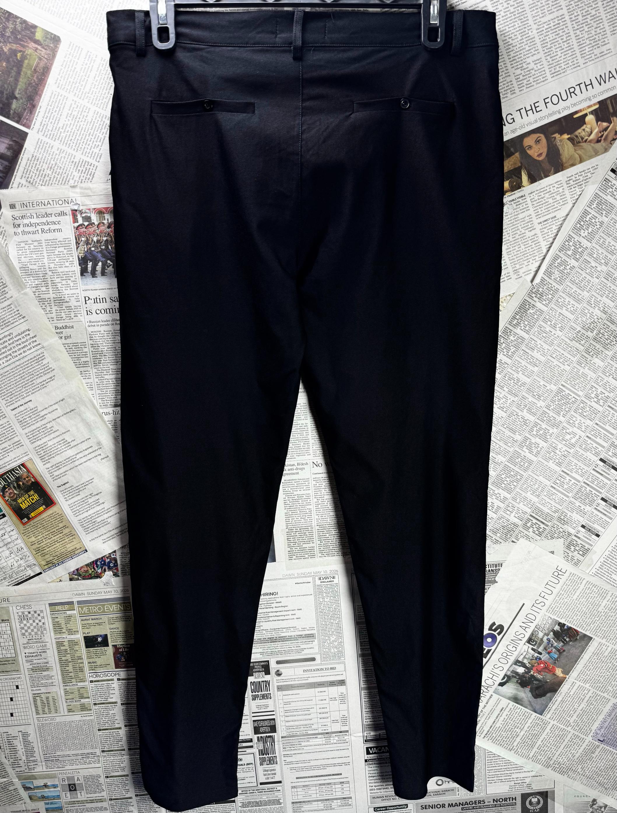 Alden & Ash® Waist: 36" | Black | Pants | Poly-Cotton | M3 - 2538 - Genuine Maal
