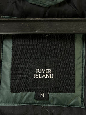 River Island® Medium | Chest: 21.5" | Pine Green | Sleeveless Puffer Jacket | 1753 - Genuine Maal