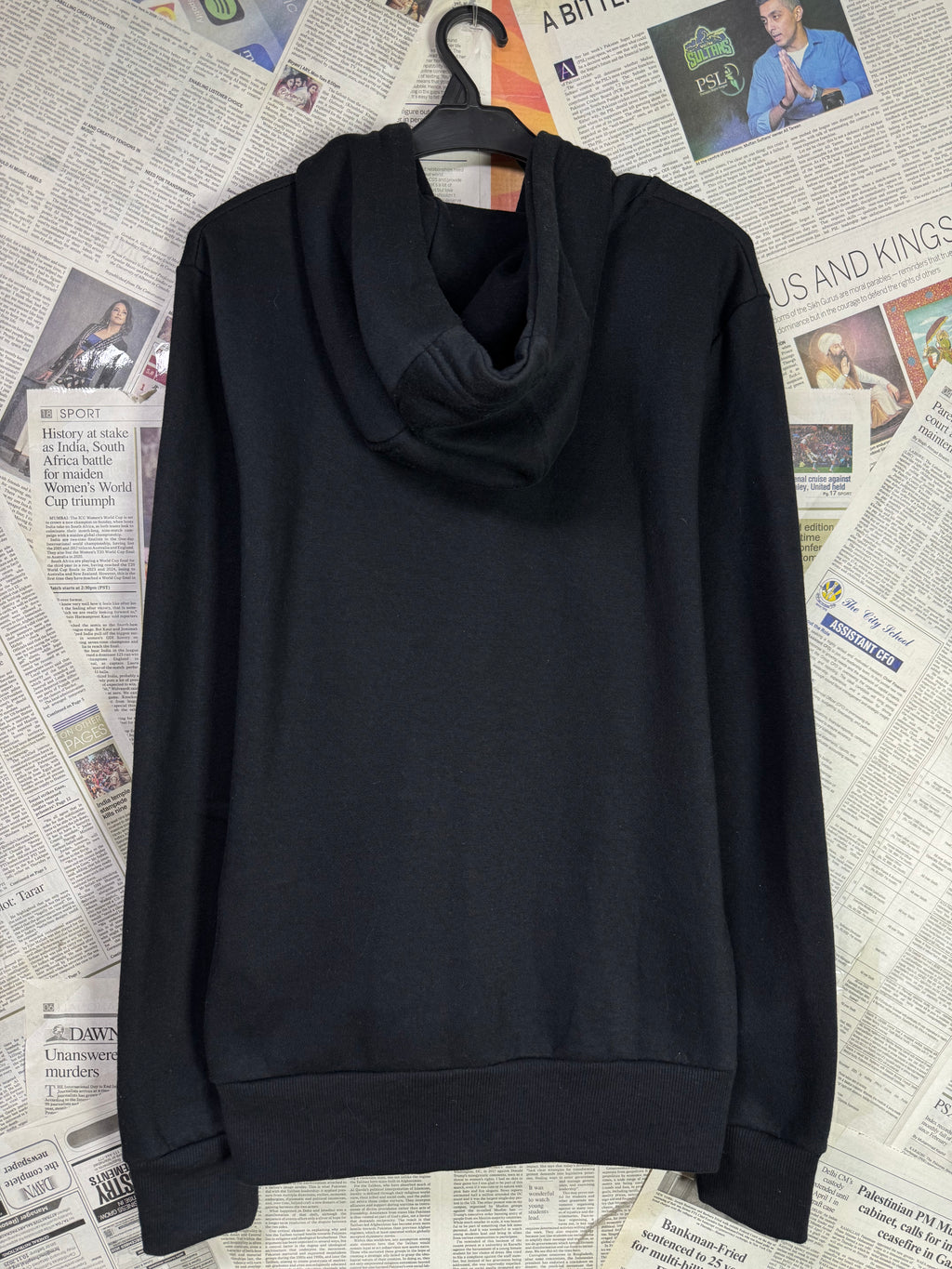 Peacock® Small | Chest: 20.5" | Black | Jacket with Hoodie | Inner: Fleece | 2057 - Genuine Maal