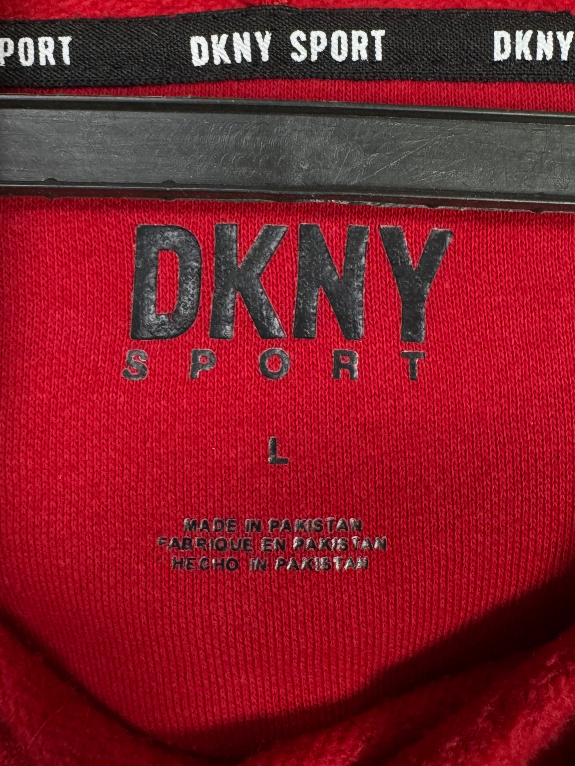 DKNY® XL | Chest: 26" | Red | Hoodie | Inner: Fleece | 2028 - Genuine Maal