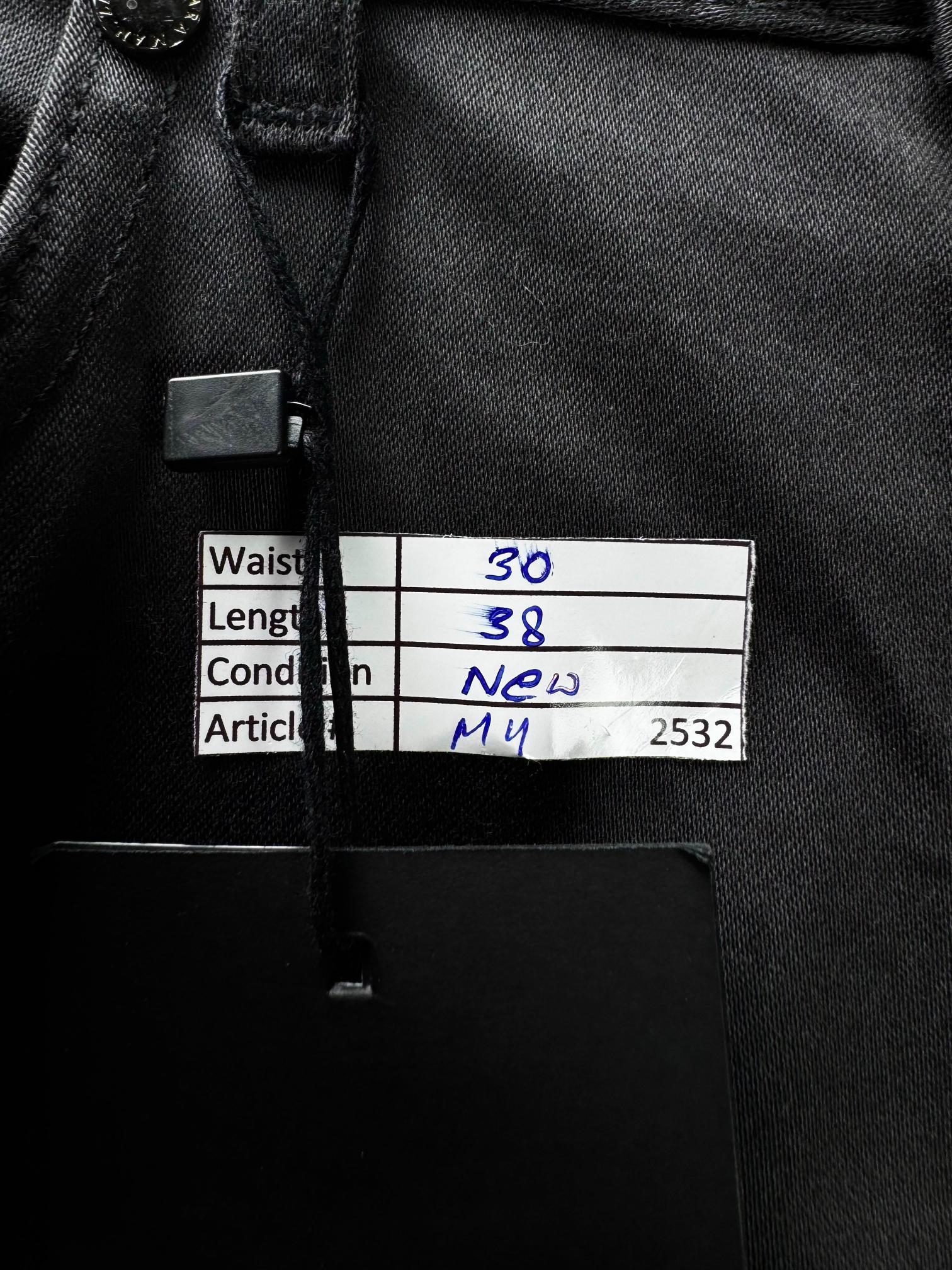 Zara® Waist: 30" | Charcoal Black | Skinny Fit Chino Pant | Cotton-Elastane | M4 - 2532 - Genuine Maal