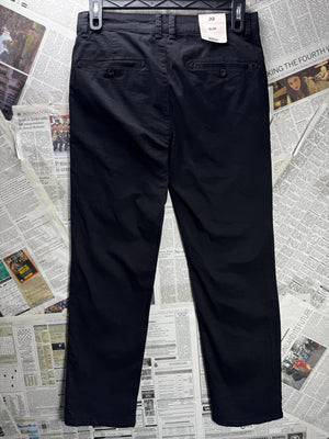 Outfitters® Waist: 32" | Black | Slim Fit Chino Pants | Cotton-Spandex | M4 - 2548 - Genuine Maal