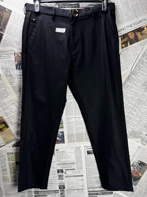 The Urban Jack Ins Clothing Co.® Waist: 34" | Black | Chino Pants | M4 - 2535 - Genuine Maal