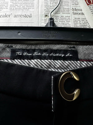 The Urban Jack Ins Clothing Co.® Waist: 34" | Black | Chino Pants | M4 - 2535 - Genuine Maal