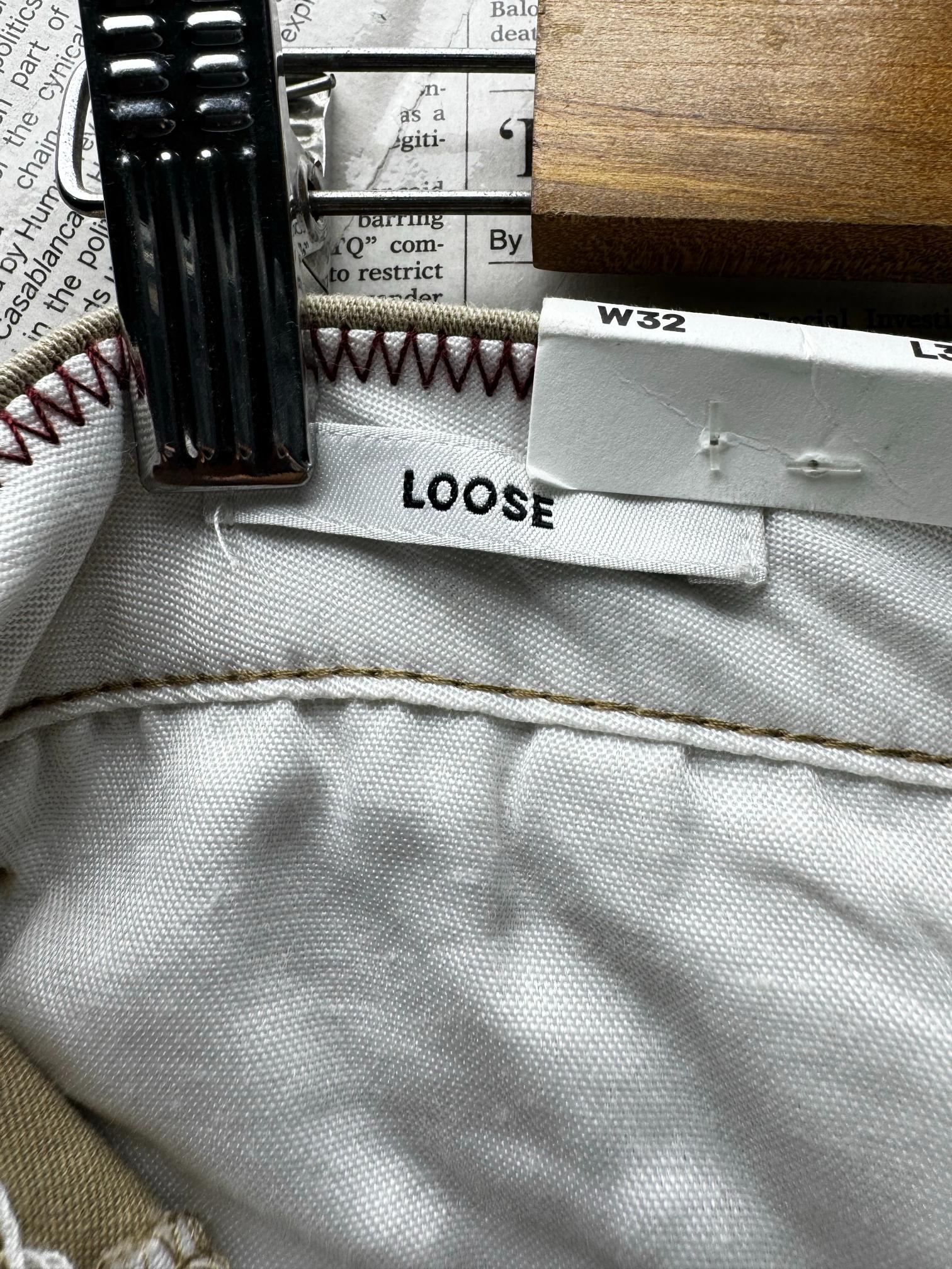 Jack&Jones® Waist: 32" | Tan | Loose Fit Chino Pants | Cotton-Elastane | M4 - 2524 - Genuine Maal