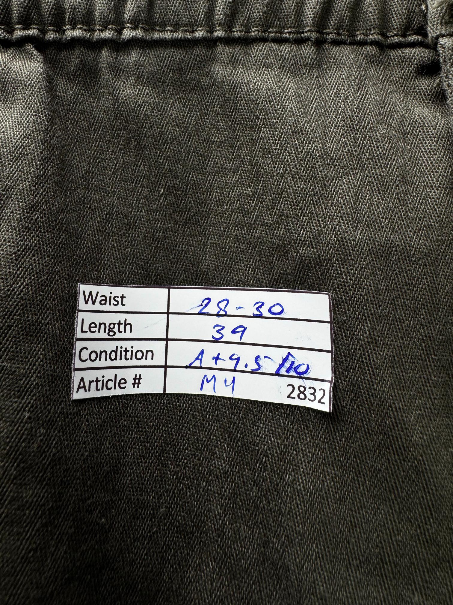 Easy® Waist: 28" to 30" | Olive Green | Slim Fit Chino Pant | Cotton-Elastane | M4 - 2832 - Genuine Maal