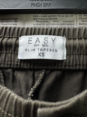 Easy® Waist: 28" to 30" | Olive Green | Slim Fit Chino Pant | Cotton-Elastane | M4 - 2832 - Genuine Maal