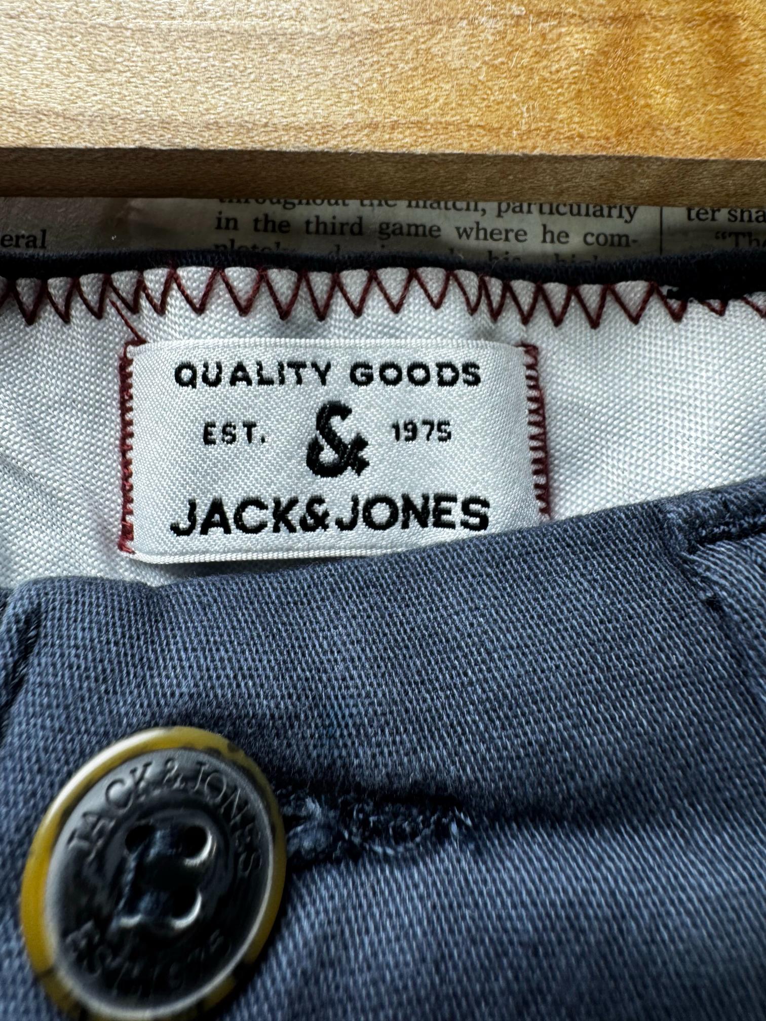 Jack&Jones® Waist: 34" | Blue | Loose Fit Chino Pants | Cotton-Elastane | M4 - 2834 - Genuine Maal