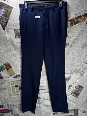 Primark® Waist: 34" | Navy Blue | Dress Pants | Poly-Viscose-Elastane | M4 - 2795 - Genuine Maal