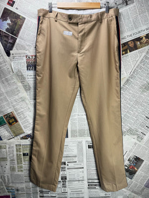 Boohoo® Waist: 34" | Tan | Chino Pants | Poly-Viscose-Elastane | M4 - 2808 - Genuine Maal