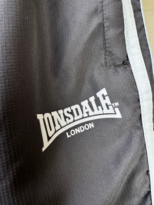 Lonsdale® Waist: 30" to 32" | Grey | Sports Long Shorts | Poly | 1732 - Genuine Maal