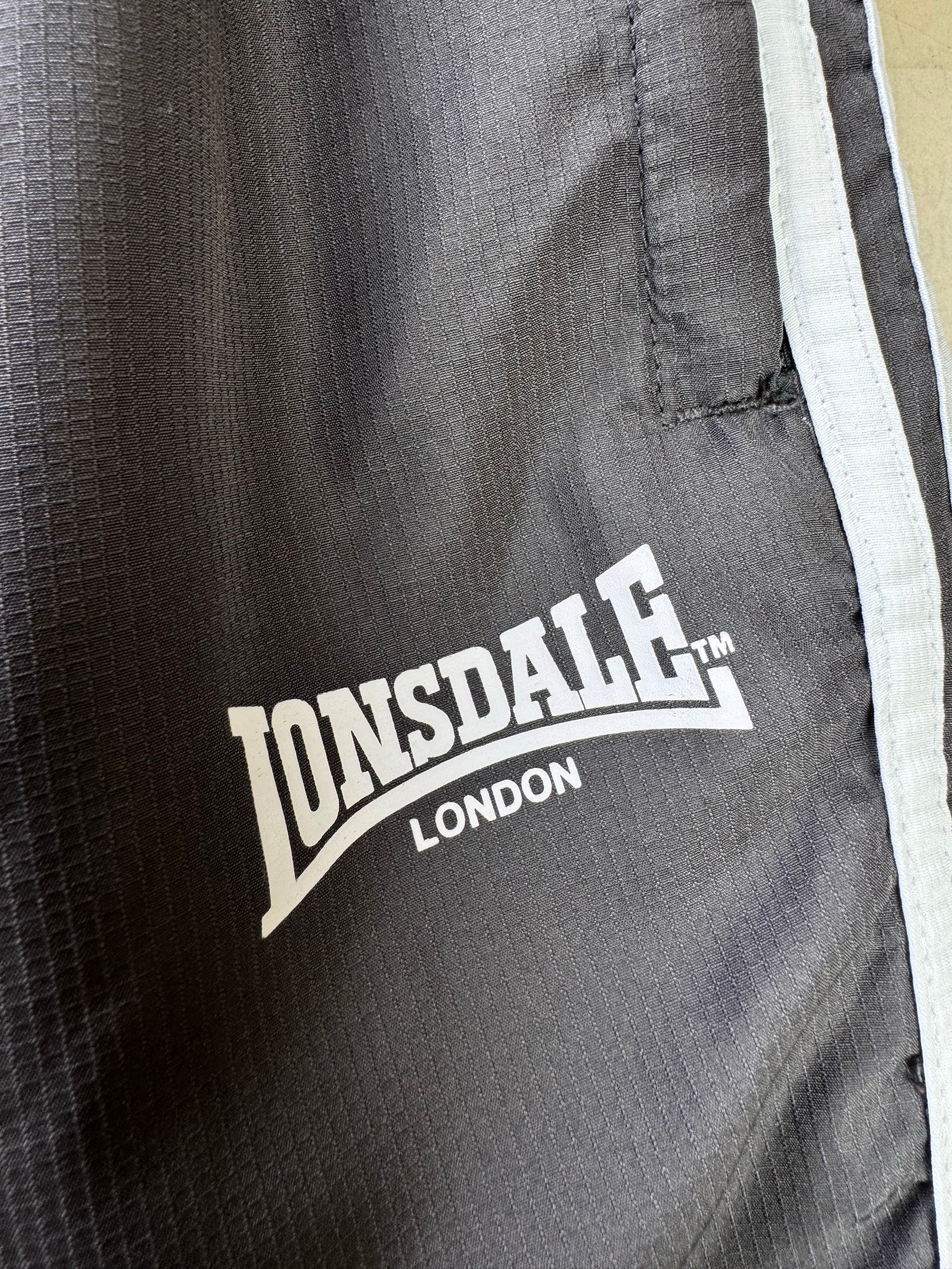 Lonsdale® Waist: 30" to 32" | Grey | Sports Long Shorts | Poly | 1732 - Genuine Maal