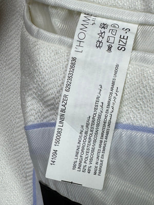 Splash® Small | Chest: 19" | White | Coat | 100% Linen | 2054 - Genuine Maal