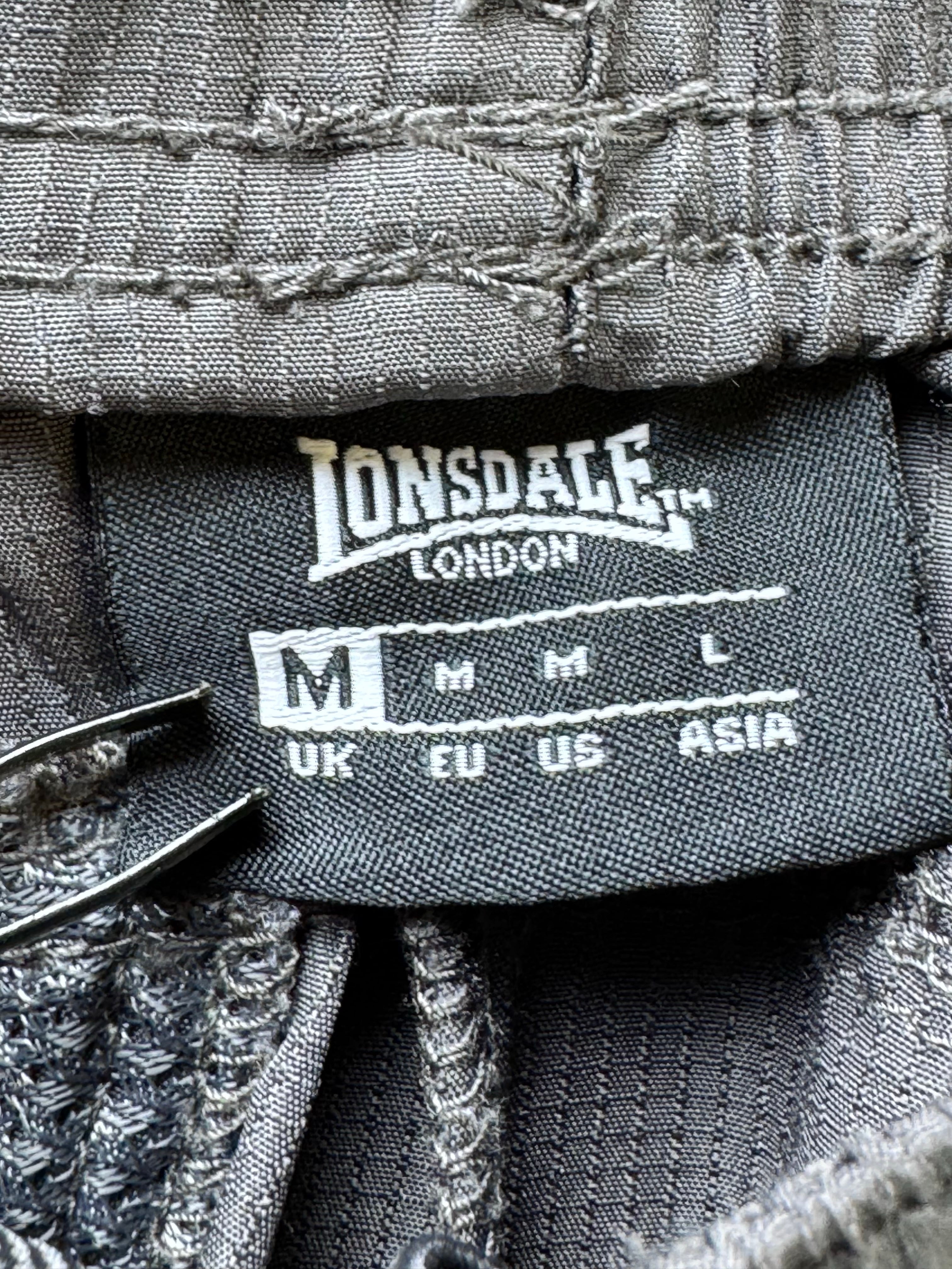 Lonsdale® Waist: 30" to 32" | Grey | Sports Long Shorts | Poly | 1732 - Genuine Maal