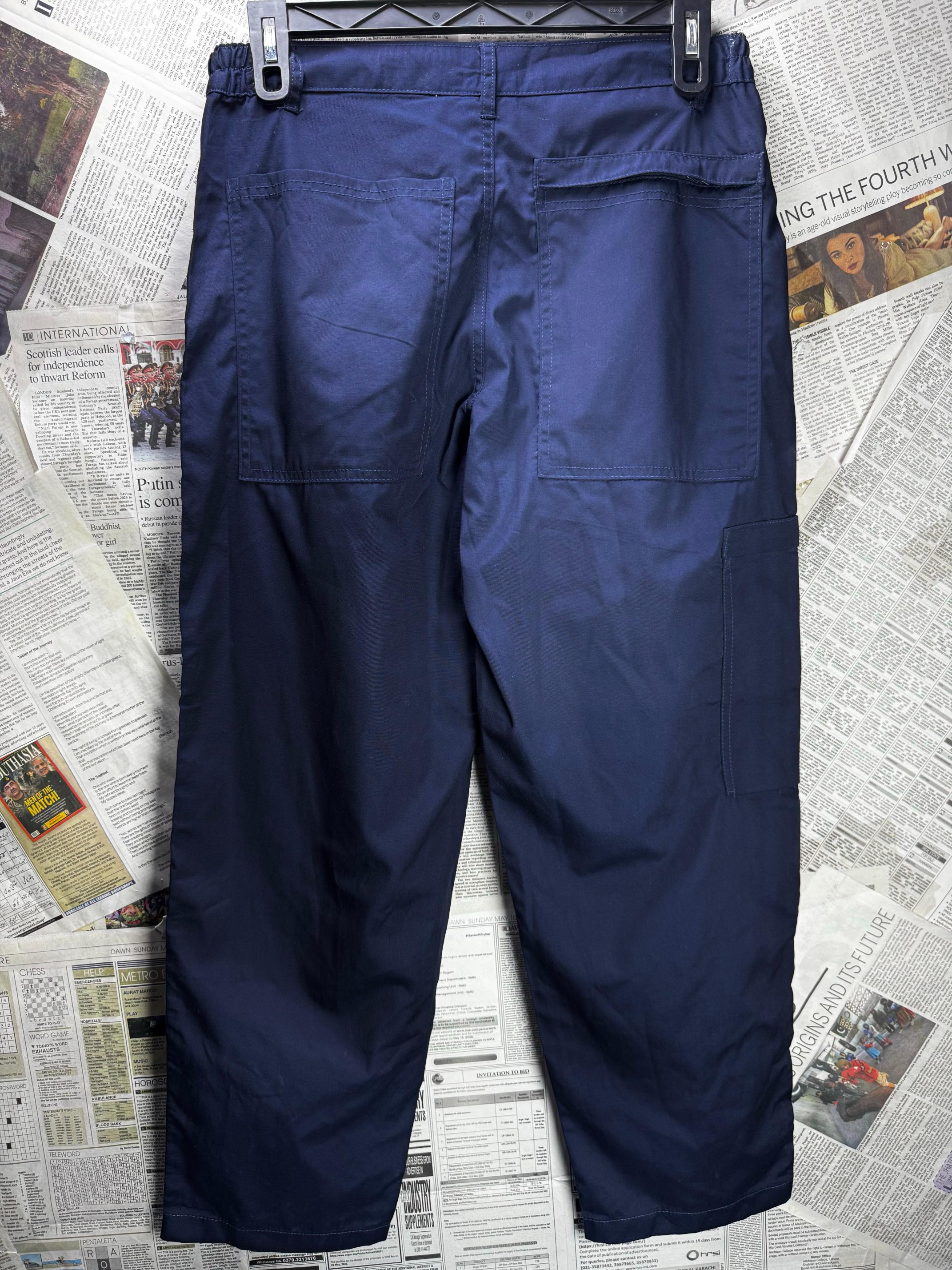 Regatta Professional® Waist: 32" | Blue | Cargo Denim Pants | Poly-Cotton | M4 - 2818 - Genuine Maal