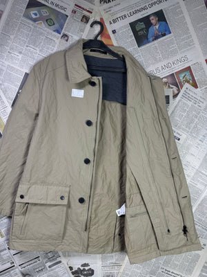 Zara® Medium | Chest: 22.5" | Brown | Parka Jacket | 2058 - Genuine Maal