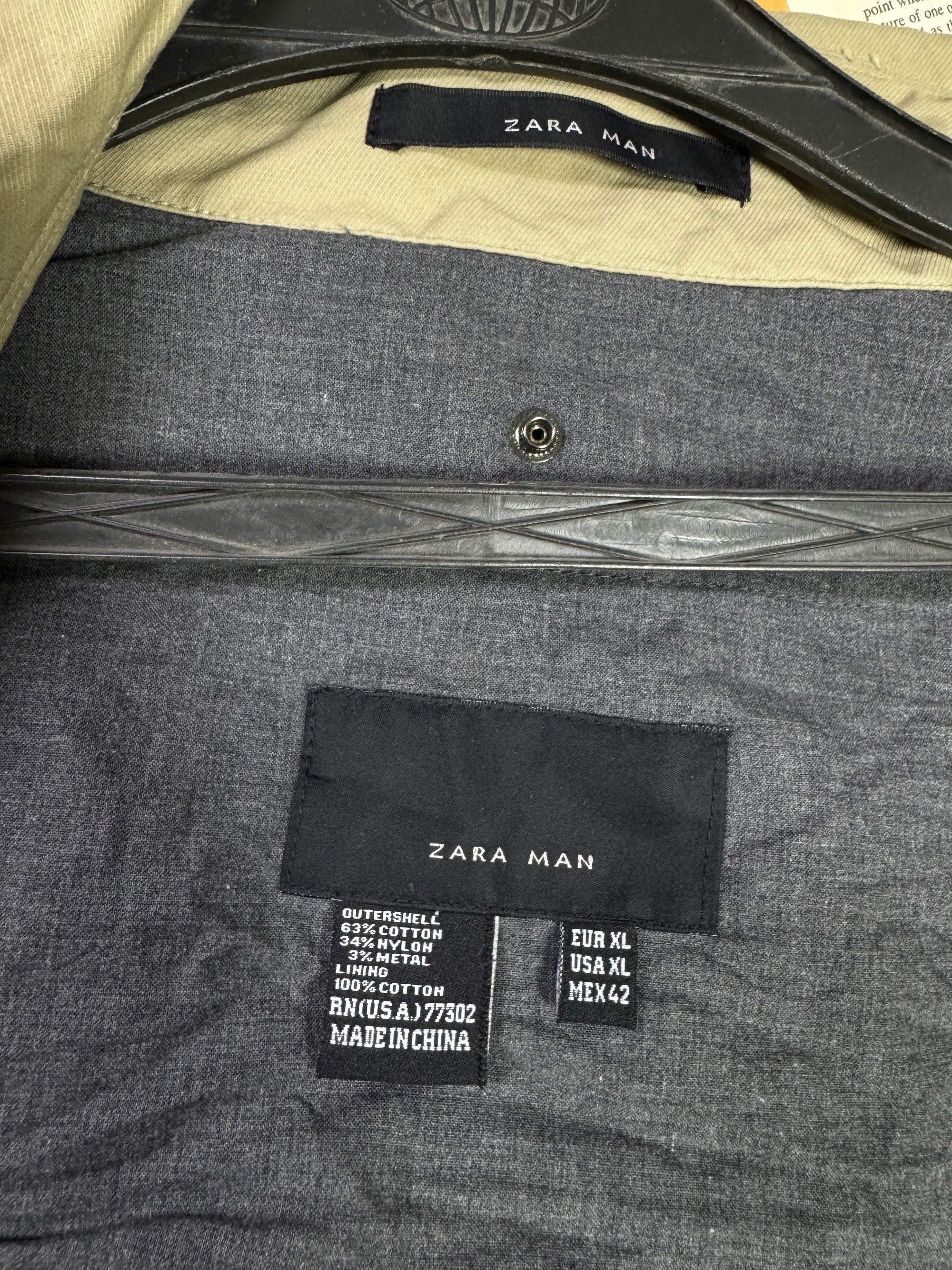 Zara® Medium | Chest: 22.5" | Brown | Parka Jacket | 2058 - Genuine Maal