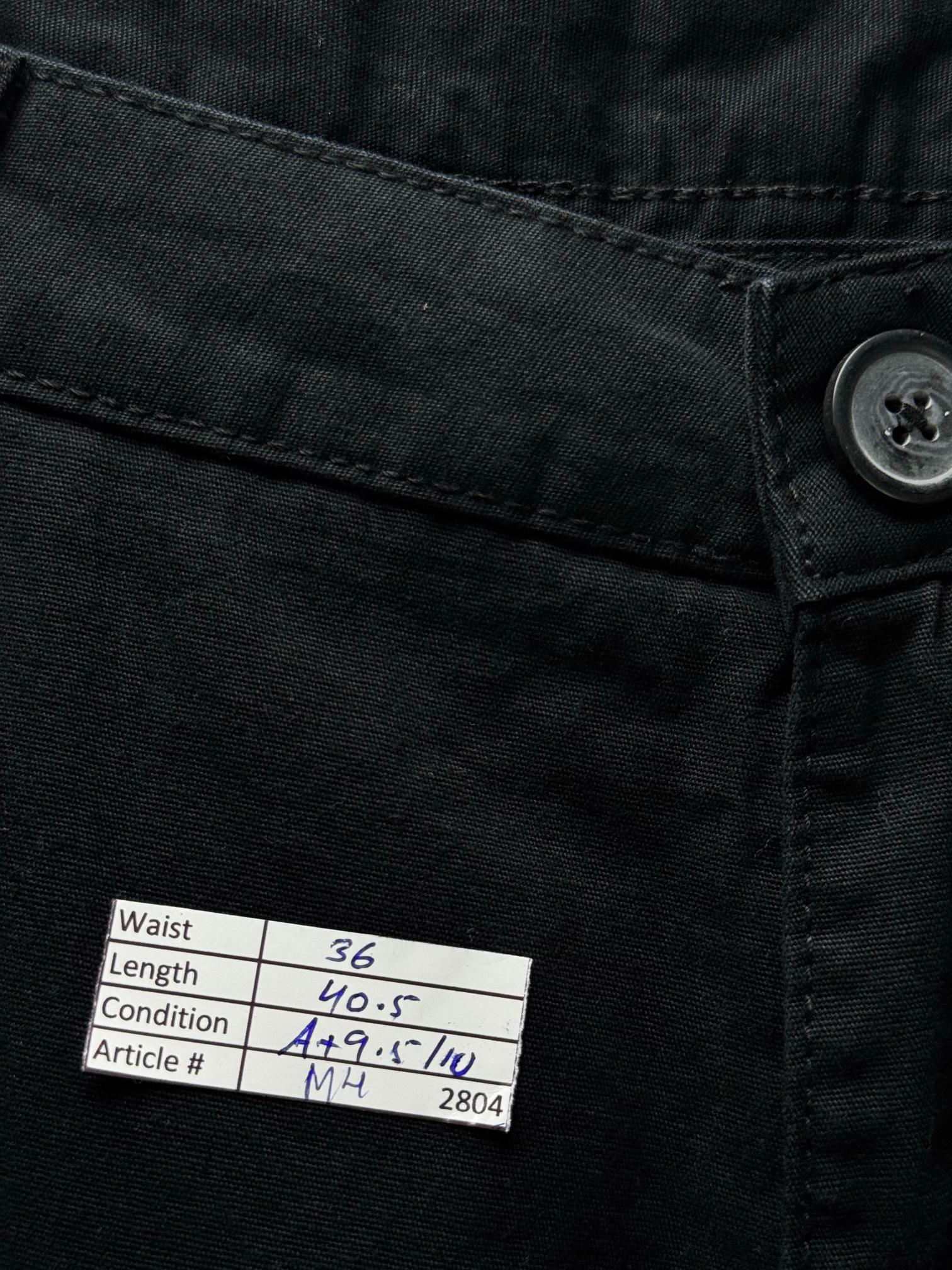 F&F® Waist: 36" | Black | Cargo Trouser | Cotton | M4 - 2804 - Genuine Maal