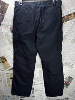 F&F® Waist: 36" | Black | Cargo Trouser | Cotton | M4 - 2804 - Genuine Maal