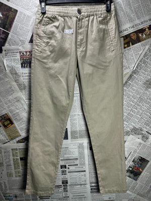 Easy® Waist: 28" to 30" | Tan | Slim Fit Trousers | Cotton-Elastane | M4 - 2803 - Genuine Maal