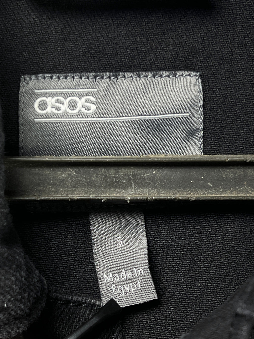Asos® Small | Chest: 20.5" | Black | Short Length Denim Jacket | 1965 - Genuine Maal