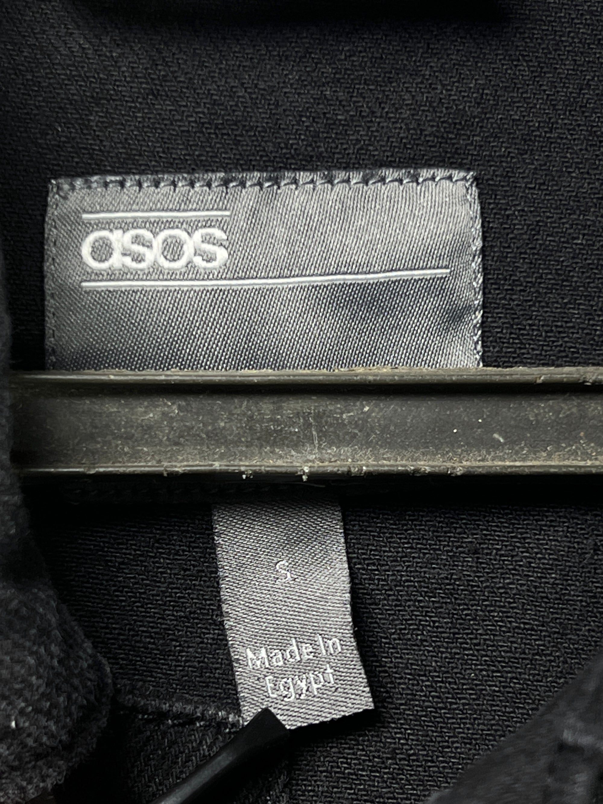Asos® Small | Chest: 20.5" | Black | Short Length Denim Jacket | 1965 - Genuine Maal