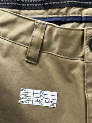 Vulpine® Waist: 32" | Tan | Chino Pants | Cotton-Lycra | M4 - 2823 - Genuine Maal