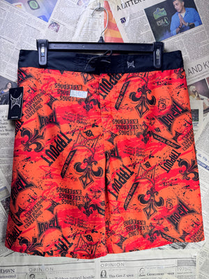 Tapout® Waist: 36" to 38" | Burnt Orange | Fight Shorts | Poly | 1697 - Genuine Maal
