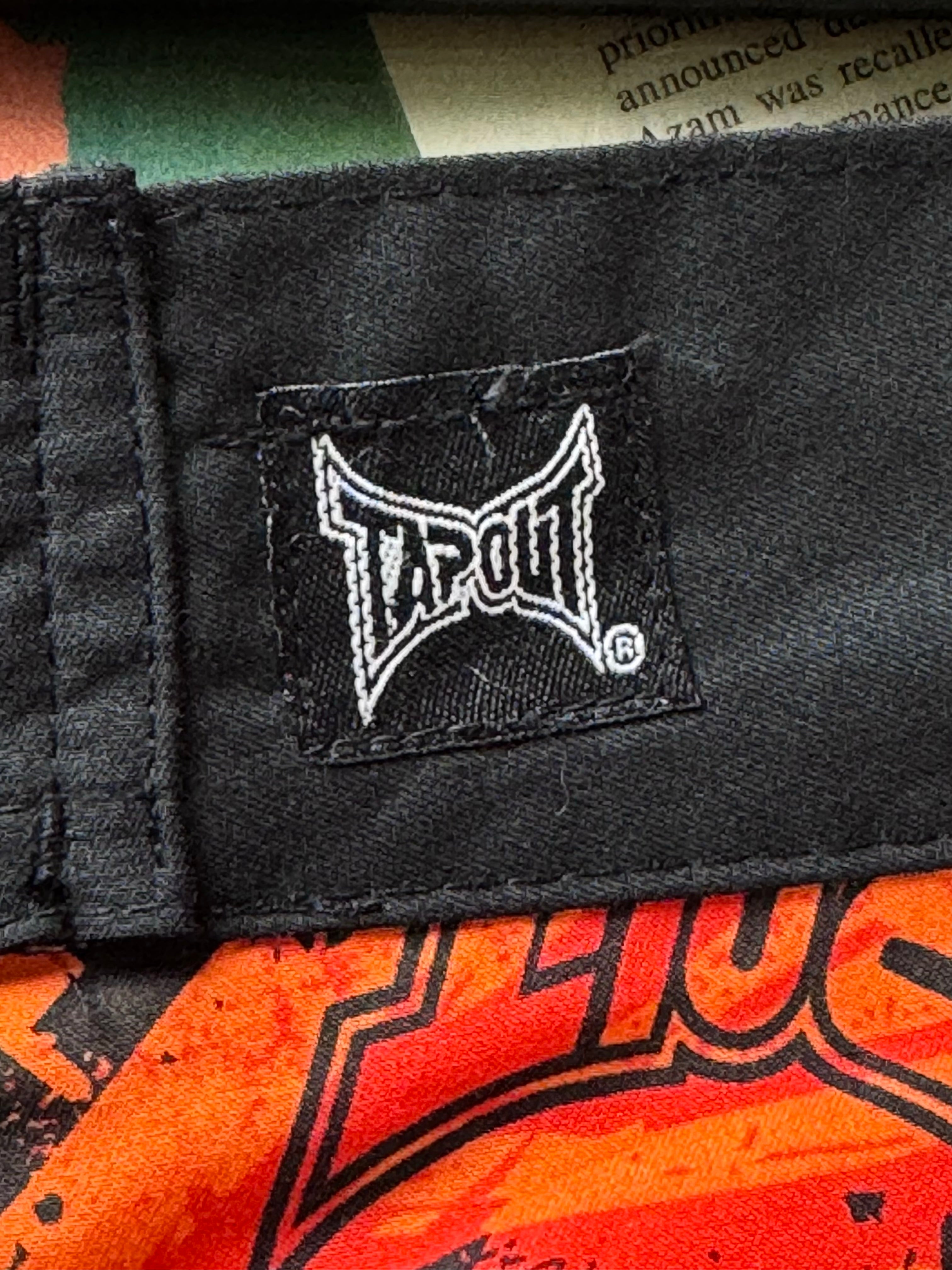 Tapout® Waist: 36" to 38" | Burnt Orange | Fight Shorts | Poly | 1697 - Genuine Maal