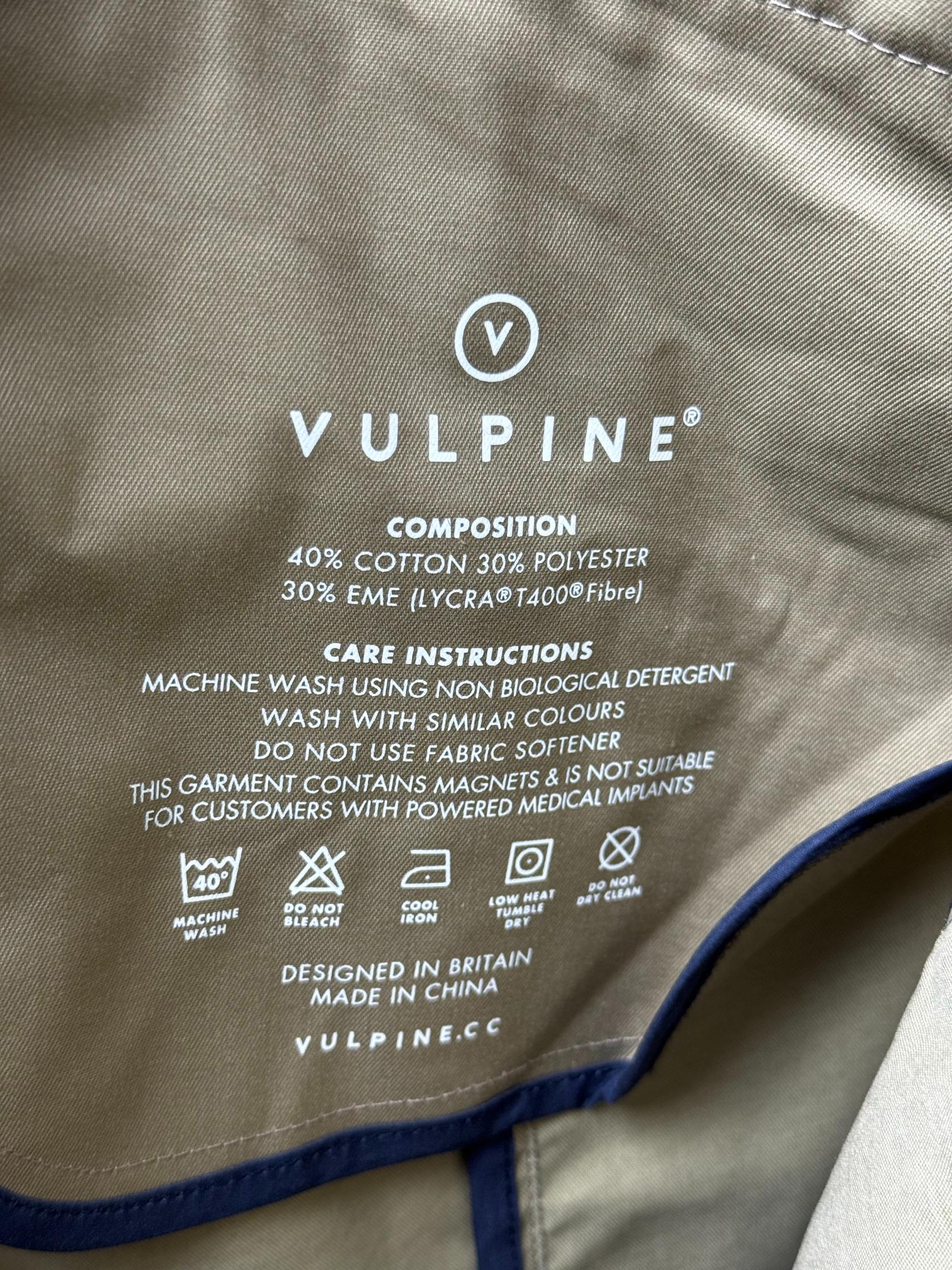 Vulpine® Waist: 32" | Tan | Chino Pants | Cotton-Lycra | M4 - 2823 - Genuine Maal