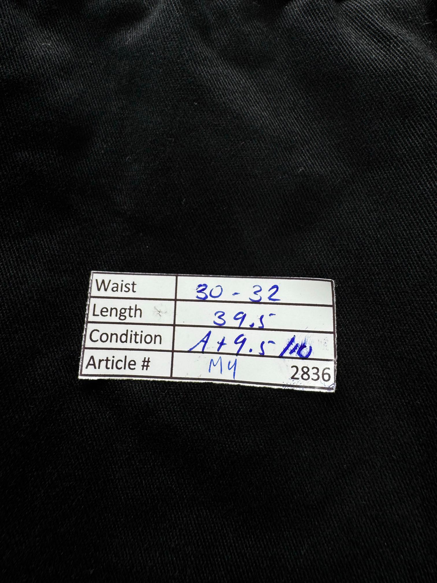 ® Waist: 30" to 32" | Black | Cargo Pants | Cotton | M4 - 2836 - Genuine Maal