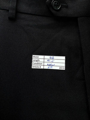 Primark® Waist: 38" | Black | Dress Pant | Polyester | M4 - 2819 - Genuine Maal