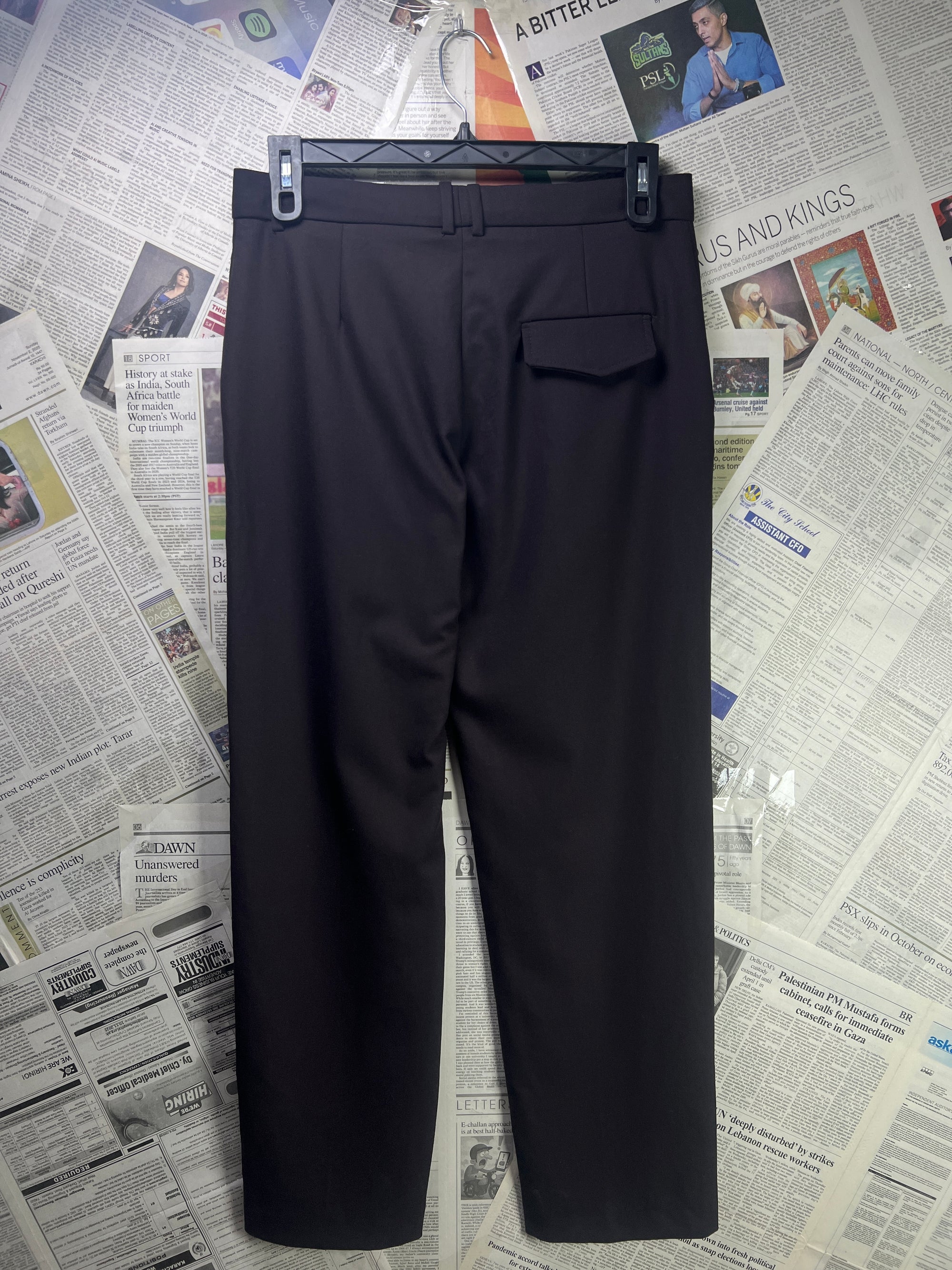 Mango® Waist: 32" | Chocolate Brown| Trouser | Poly Viscose | 2898 - Genuine Maal