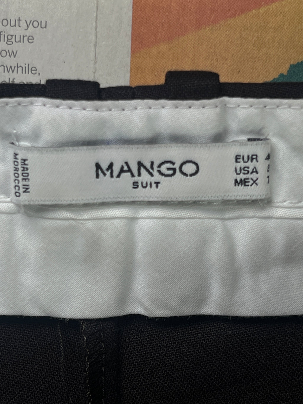 Mango® Waist: 32" | Chocolate Brown| Trouser | Poly Viscose | 2898 - Genuine Maal