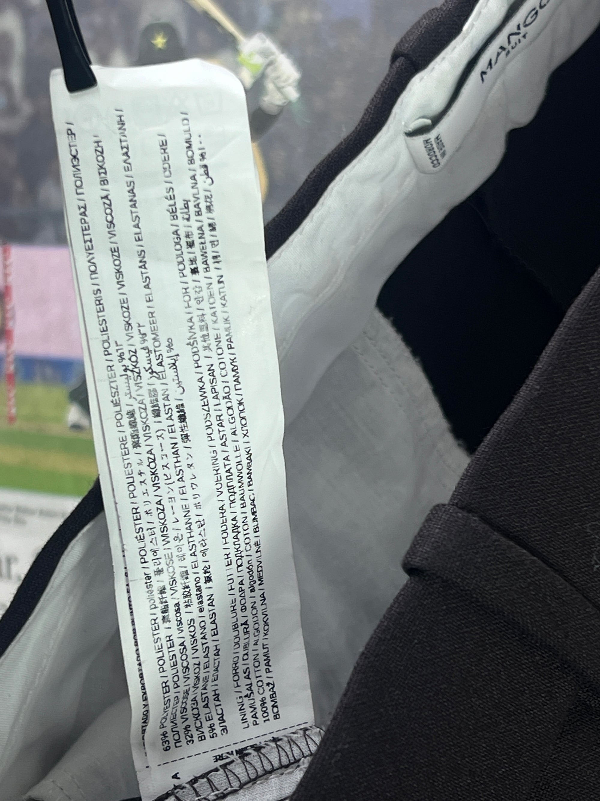 Mango® Waist: 32" | Chocolate Brown| Trouser | Poly Viscose | 2898 - Genuine Maal