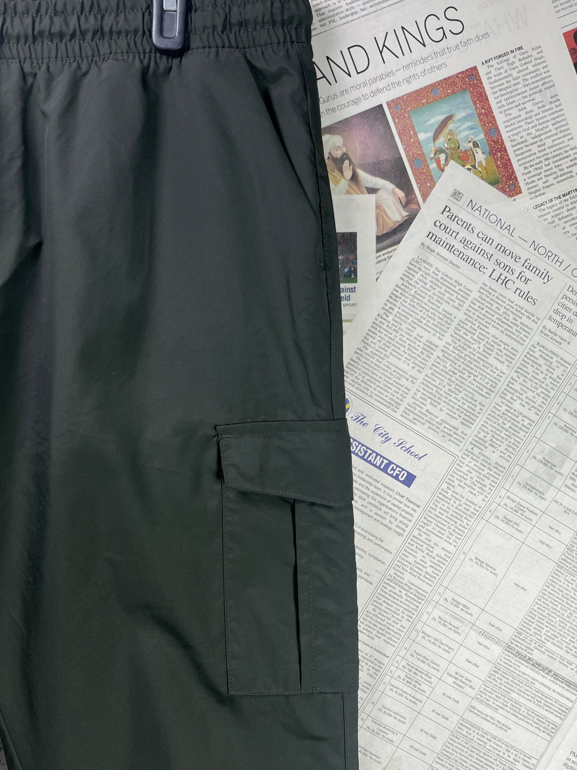 French Connection® Waist: 38" | Dark Olive | Cargo Trouser | 2908 - Genuine Maal