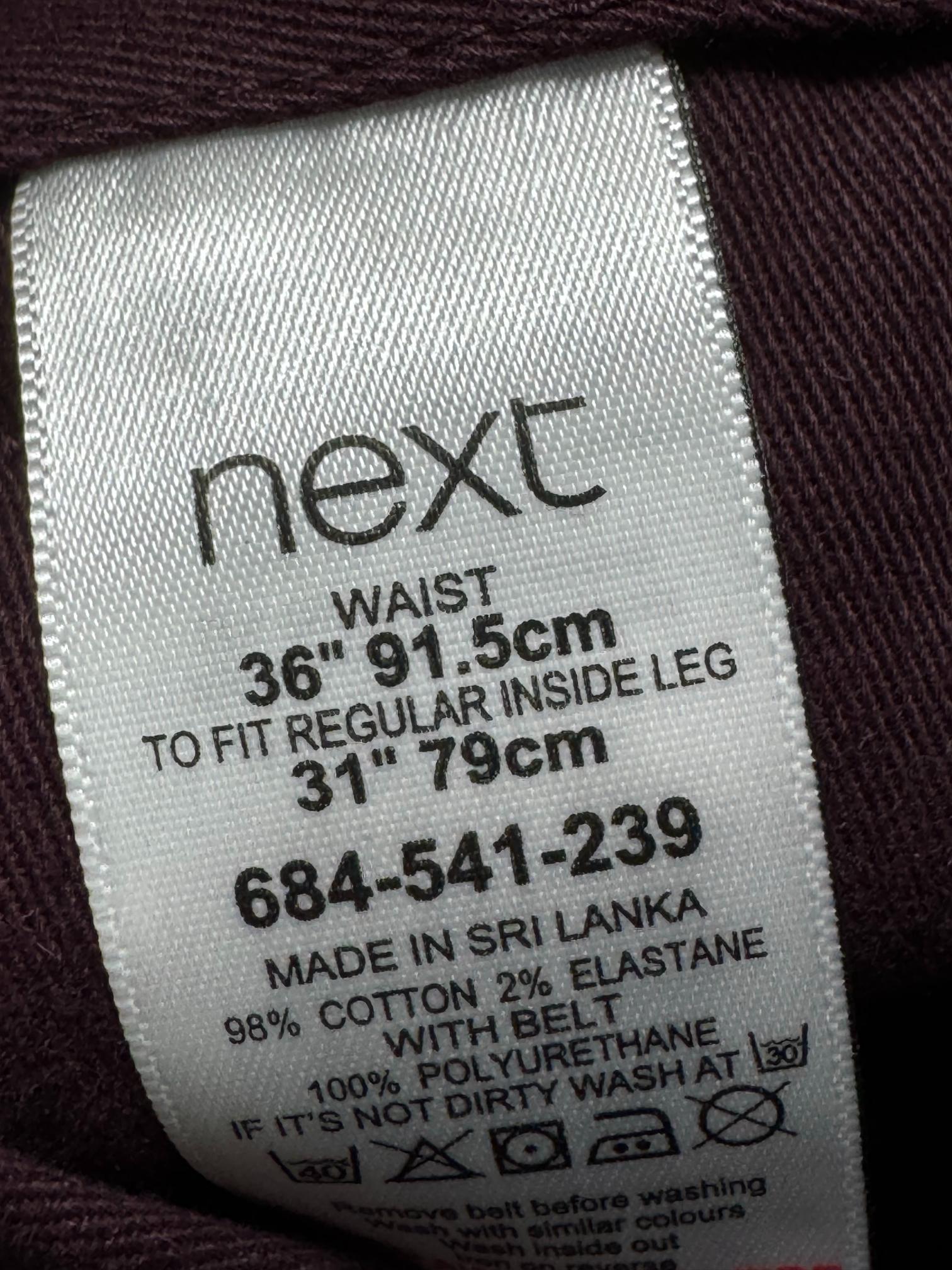 Next® Waist: 36" | Marhoon | Chino Pants | Cotton-Elastane | M5 - 2825 - Genuine Maal