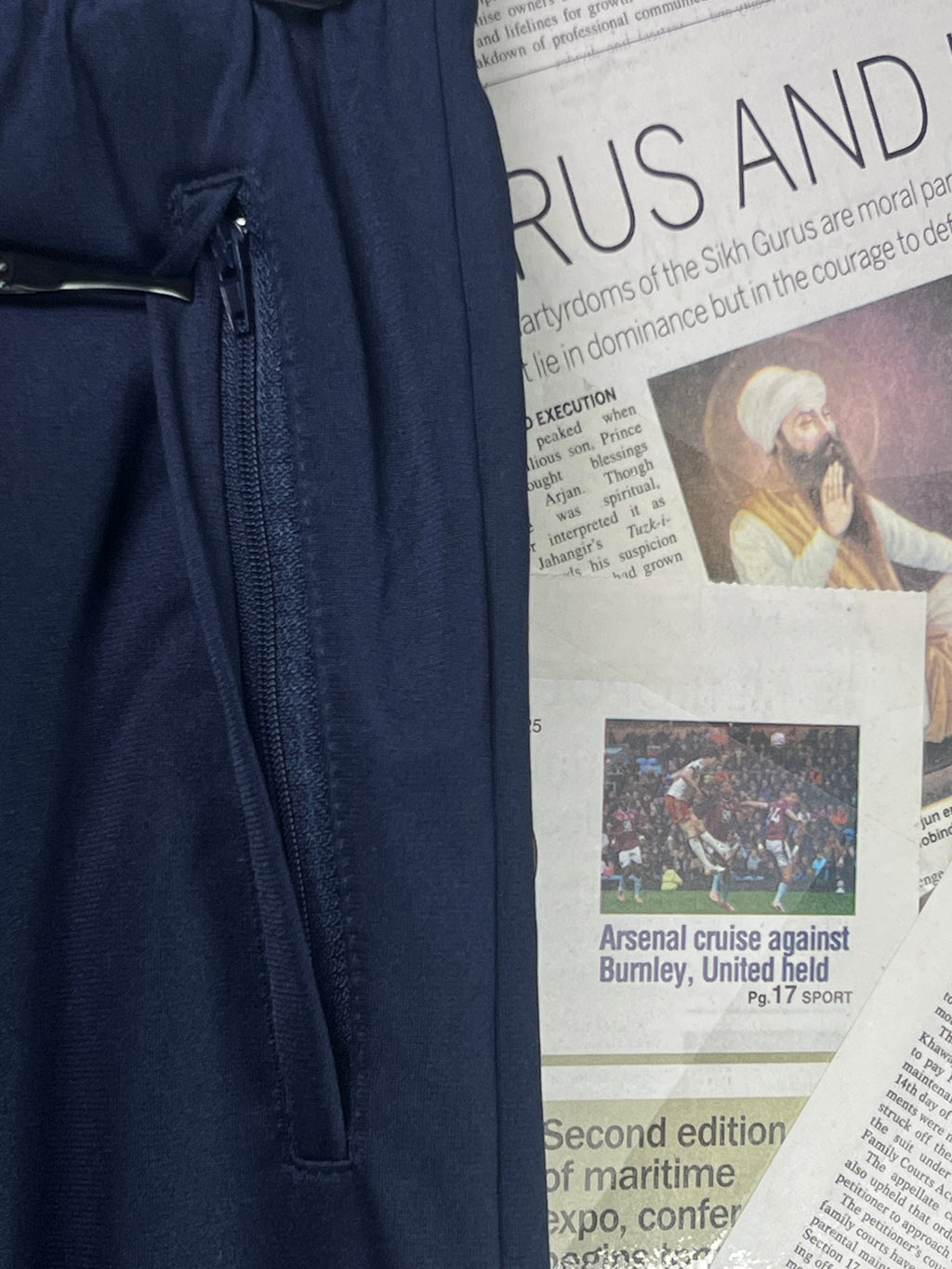 Zico® Waist: 28" | Navy Blue | Trouser | Fleece Lining | 2891 - Genuine Maal