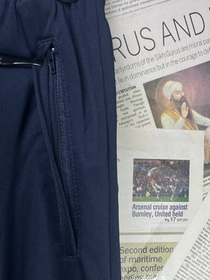 Zico® Waist: 28" | Navy Blue | Trouser | Fleece Lining | 2891 - Genuine Maal
