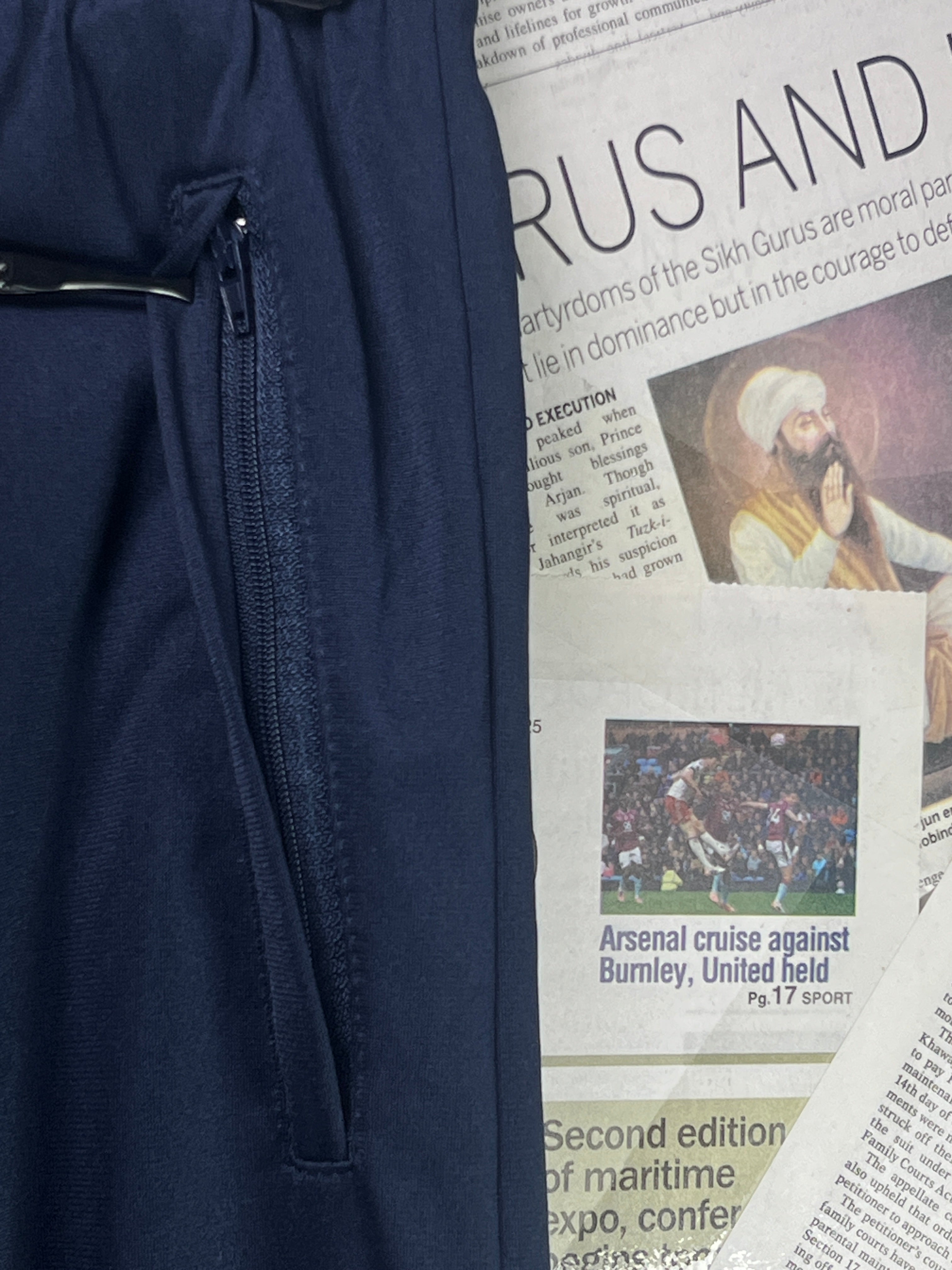 Zico® Waist: 28" | Navy Blue | Trouser | Fleece Lining | 2891 - Genuine Maal