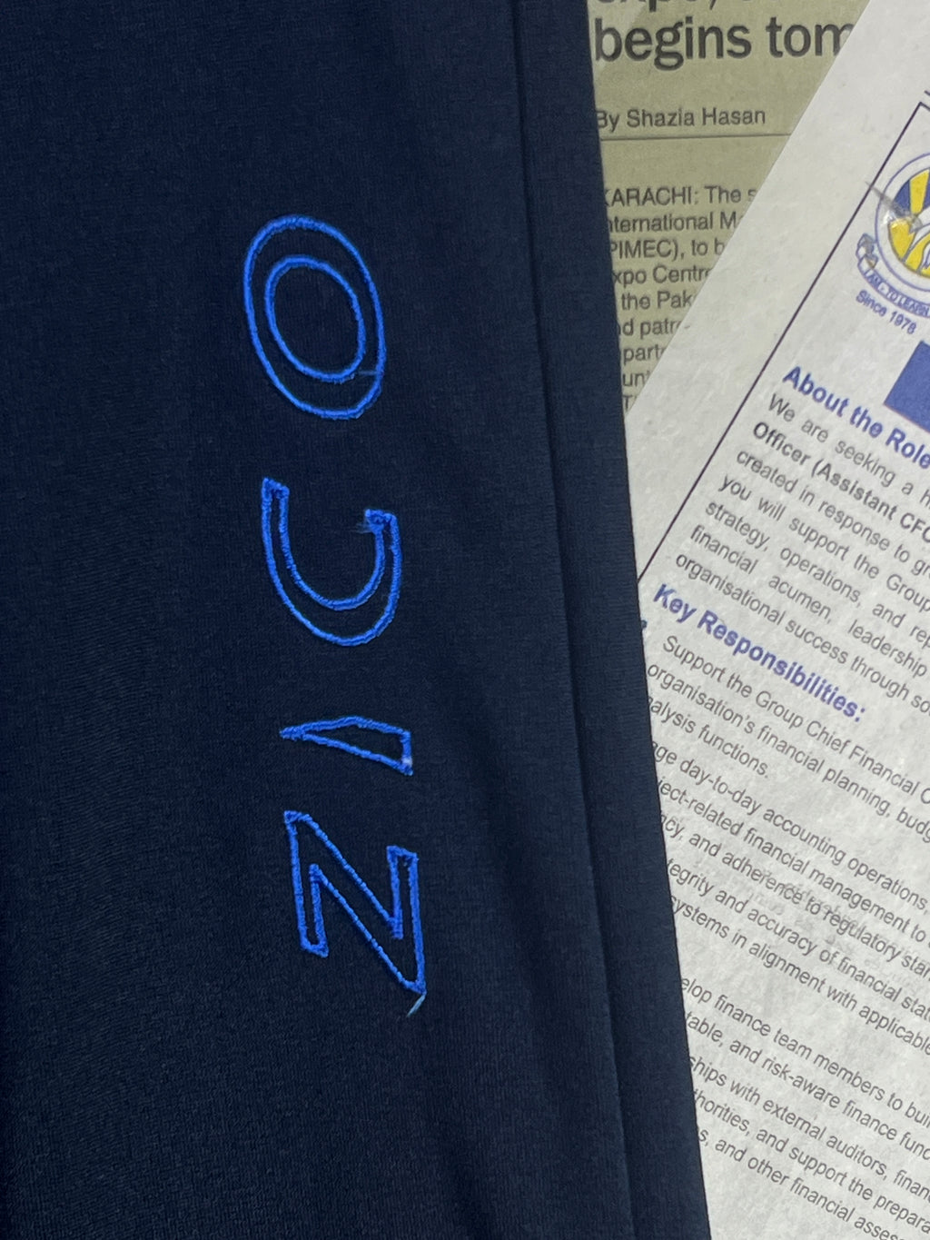 Zico® Waist: 28" | Navy Blue | Trouser | Fleece Lining | 2891 - Genuine Maal