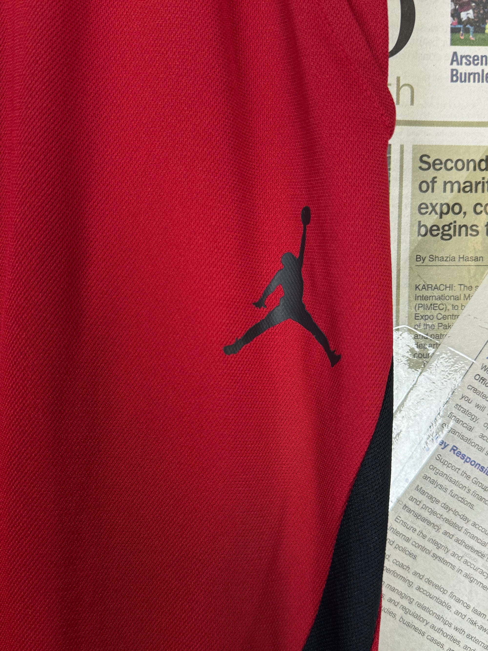 Jordan® Waist: 28" to 30 | Red | Poly | Trouers | 1144 - Genuine Maal