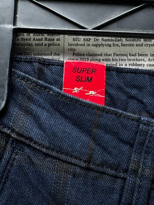 Guy® Waist: 32" | Green | Super Slim Chino Pants | Cotton-Elastane | M5 - 2828 - Genuine Maal