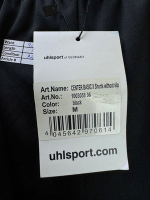 UHLSports® Waist: 30" to 32" | Black | Sports Shorts | Poly | 1712 - Genuine Maal