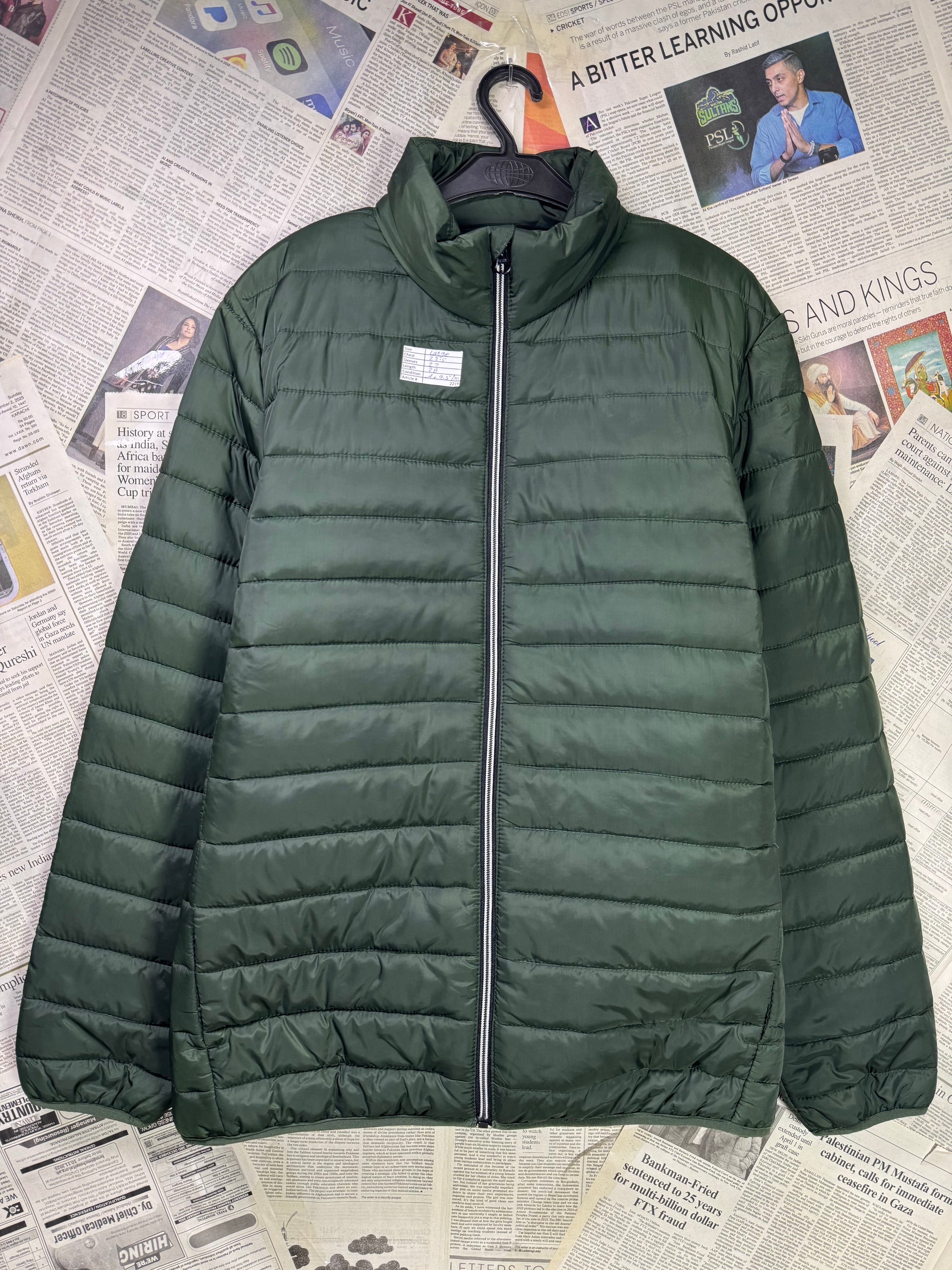 George® Large | Chest: 23.5" | Forest Green | Puffer Jacket | Filling: Poly | 2219 - Genuine Maal