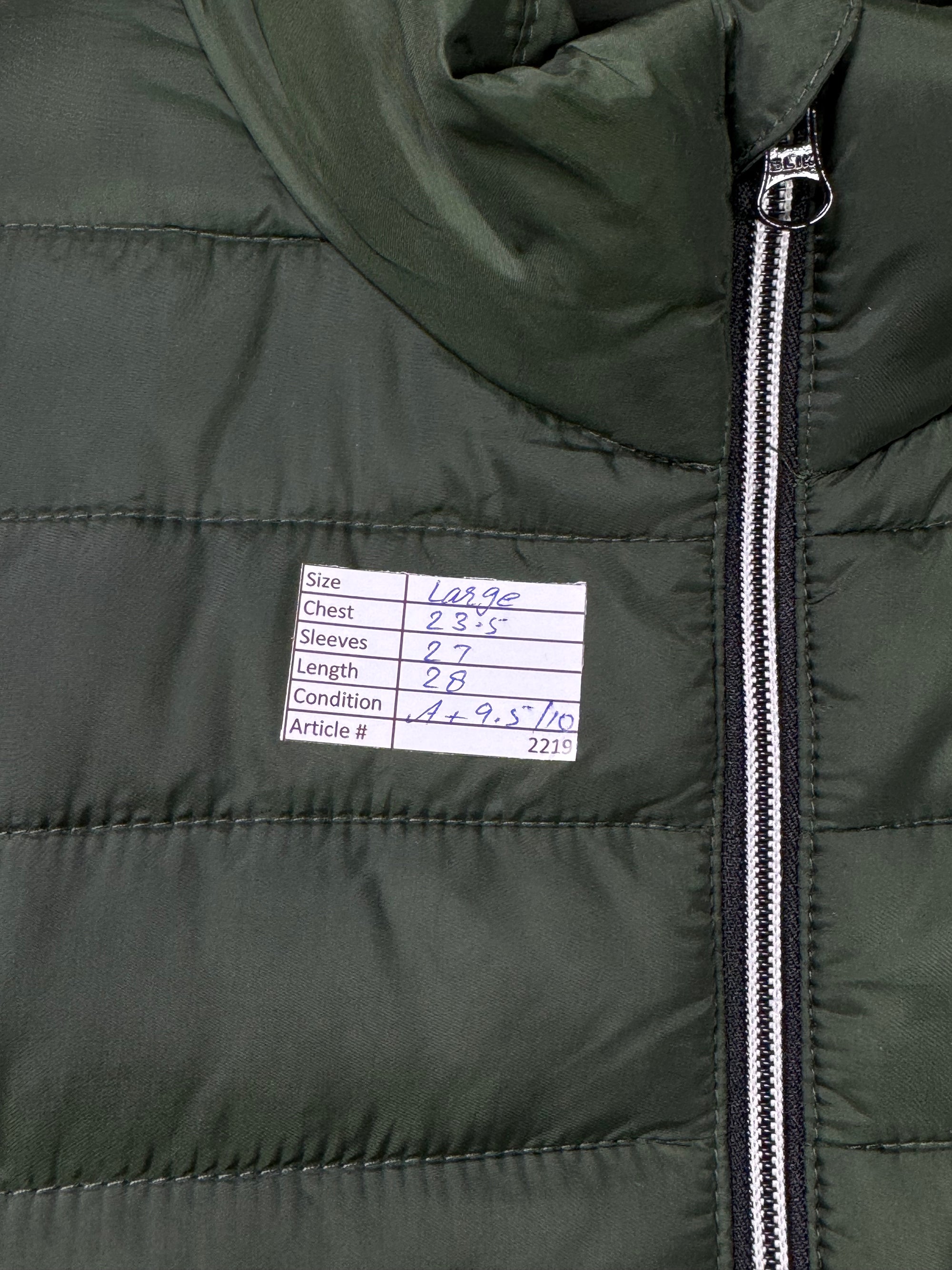 George® Large | Chest: 23.5" | Forest Green | Puffer Jacket | Filling: Poly | 2219 - Genuine Maal